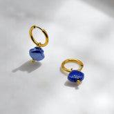 Boucles d'oreilles créoles coquillage Shella